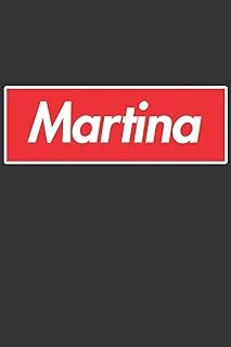 Martina: Martina Planner Calendar Notebook Journal, Personal Named Firstname Or Surname For Someone Called Martina For Christmas Or Birthdays This ... Personolised Custom Name Gift For Martina ürün görseli 1