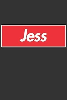 Jess: Jess Planner Calendar Notebook Journal, Personal Named Firstname Or Surname For Someone Called Jess For Christmas Or Birthdays This Makes The Perfect Personolised Custom Name Gift For Jess ürün görseli 1