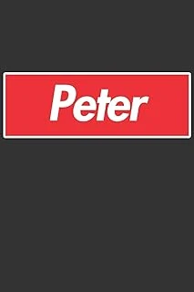 Peter: Peter Planner Calendar Notebook Journal, Personal Named Firstname Or Surname For Someone Called Peter For Christmas Or Birthdays This Makes The Perfect Personolised Custom Name Gift For Peter ürün görseli 1