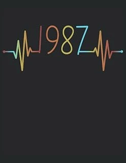 101 Mandalas - Malbuch Ekg Herzschlag Jahrgang 1987 Baujahr Heartbeat: Lustiges Herzlinie Geburtstags Geschenk - A4 (8,5X11) - 101 ... - Entspannen - Anti Stress - Zum Ausmalen ürün görseli 1