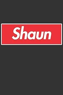 Shaun: Shaun Planner Calendar Notebook Journal, Personal Named Firstname Or Surname For Someone Called Shaun For Christmas Or Birthdays This Makes The Perfect Personolised Custom Name Gift For Shaun ürün görseli 1