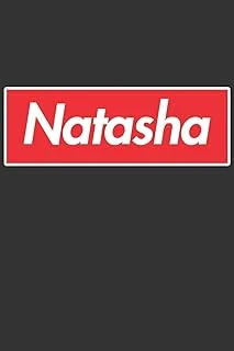 Natasha: Natasha Planner Calendar Notebook Journal, Personal Named Firstname Or Surname For Someone Called Natasha For Christmas Or Birthdays This ... Personolised Custom Name Gift For Natasha ürün görseli 1