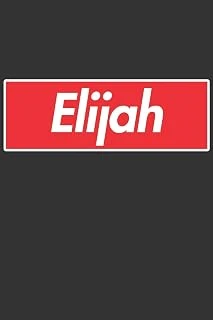 Elijah: Elijah Planner Calendar Notebook Journal, Personal Named Firstname Or Surname For Someone Called Elijah For Christmas Or Birthdays This Makes ... Personolised Custom Name Gift For Elijah ürün görseli 1