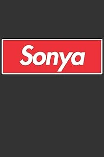 Sonya: Sonya Planner Calendar Notebook Journal, Personal Named Firstname Or Surname For Someone Called Sonya For Christmas Or Birthdays This Makes The Perfect Personolised Custom Name Gift For Sonya ürün görseli 1