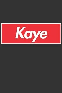 Kaye: Kaye Planner Calendar Notebook Journal, Personal Named Firstname Or Surname For Someone Called Kaye For Christmas Or Birthdays This Makes The Perfect Personolised Custom Name Gift For Kaye ürün görseli 1