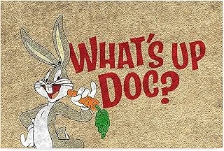 Monnhein Tasarımlı Dekoratif Kapı Önü Paspas, Dış Mekan/Ev İçi/Banyo/Mutfak/Yatak Odası/Giriş Paspasları (Whats Up Doc, 45X70) ürün görseli 1