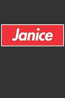 Janice: Janice Planner Calendar Notebook Journal, Personal Named Firstname Or Surname For Someone Called Janice For Christmas Or Birthdays This Makes ... Personolised Custom Name Gift For Janice ürün görseli 1