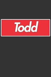 Todd: Todd Planner Calendar Notebook Journal, Personal Named Firstname Or Surname For Someone Called Todd For Christmas Or Birthdays This Makes The Perfect Personolised Custom Name Gift For Todd ürün görseli 1