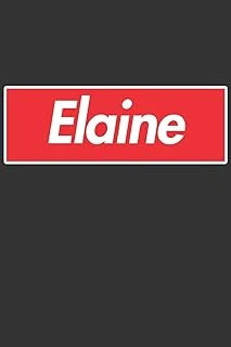 Elaine: Elaine Planner Calendar Notebook Journal, Personal Named Firstname Or Surname For Someone Called Elaine For Christmas Or Birthdays This Makes ... Personolised Custom Name Gift For Elaine ürün görseli 1