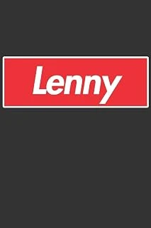 Lenny: Lenny Planner Calendar Notebook Journal, Personal Named Firstname Or Surname For Someone Called Lenny For Christmas Or Birthdays This Makes The Perfect Personolised Custom Name Gift For Lenny ürün görseli 1