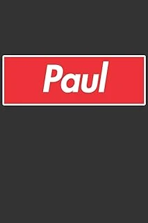 Paul: Paul Planner Calendar Notebook Journal, Personal Named Firstname Or Surname For Someone Called Paul For Christmas Or Birthdays This Makes The Perfect Personolised Custom Name Gift For Paul ürün görseli 1