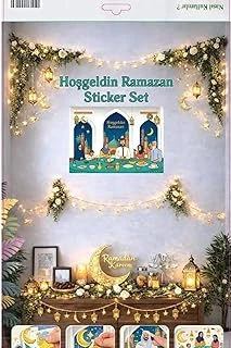 Sticker Hoş Geldin Ramazan Süsü, Ramazan Süsleri, Ramazan Tavan Süsü Ramazan Desenli Ürünler ürün görseli 1