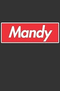 Mandy: Mandy Planner Calendar Notebook Journal, Personal Named Firstname Or Surname For Someone Called Mandy For Christmas Or Birthdays This Makes The Perfect Personolised Custom Name Gift For Mandy ürün görseli 1