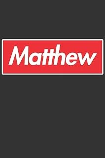 Matthew: Matthew Planner Calendar Notebook Journal, Personal Named Firstname Or Surname For Someone Called Matthew For Christmas Or Birthdays This ... Personolised Custom Name Gift For Matthew ürün görseli 1