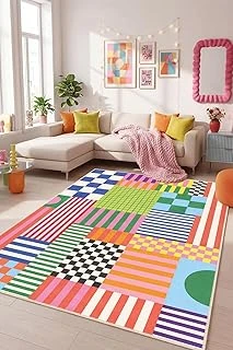 Matica Şönil Doğal Pamuk Tabanlı Salon Halısı Kaymaz Yıkanabilir Çevre Dostu 140X200 Cm ürün görseli 1