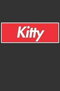 Kitty: Kitty Planner Calendar Notebook Journal, Personal Named Firstname Or Surname For Someone Called Kitty For Christmas Or Birthdays This Makes The Perfect Personolised Custom Name Gift For Kitty ürün görseli 1