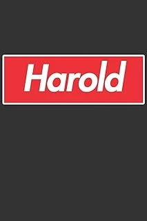 Harold: Harold Planner Calendar Notebook Journal, Personal Named Firstname Or Surname For Someone Called Harold For Christmas Or Birthdays This Makes ... Personolised Custom Name Gift For Harold ürün görseli 1