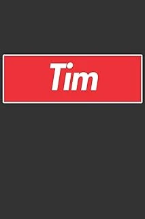 Tim: Tim Planner Calendar Notebook Journal, Personal Named Firstname Or Surname For Someone Called Tim For Christmas Or Birthdays This Makes The Perfect Personolised Custom Name Gift For Tim ürün görseli 1