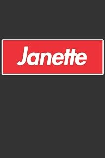 Janette: Janette Planner Calendar Notebook Journal, Personal Named Firstname Or Surname For Someone Called Janette For Christmas Or Birthdays This ... Personolised Custom Name Gift For Janette ürün görseli 1