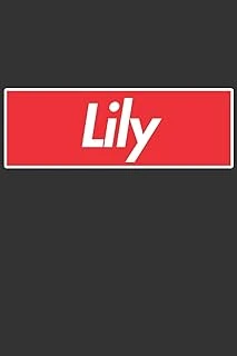 Lily: Planner Calendar Notebook Journal, Personal Named Firstname Or Surname For Someone Called For Christmas Or Birthdays This Makes The Perfect Personolised Custom Name Gift For ürün görseli 1
