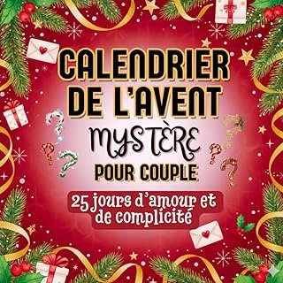 Calendrier De L'Avent Mystère Pour Couple: 25 Jours D'Amour Et De Complicité | Une Surprise À Découvrir Jour : Activités, Défisk À Relever, ... | Cadeau Idéal Pour Couple Attendant Noël ürün görseli 1
