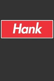Hank: Hank Planner Calendar Notebook Journal, Personal Named Firstname Or Surname For Someone Called Hank For Christmas Or Birthdays This Makes The Perfect Personolised Custom Name Gift For Hank ürün görseli 1