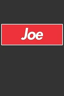 Joe: Joe Planner Calendar Notebook Journal, Personal Named Firstname Or Surname For Someone Called Joe For Christmas Or Birthdays This Makes The Perfect Personolised Custom Name Gift For Joe ürün görseli 1