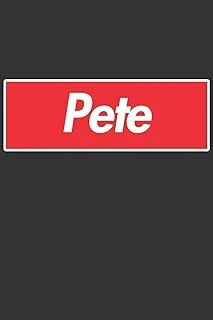 Pete: Pete Planner Calendar Notebook Journal, Personal Named Firstname Or Surname For Someone Called Pete For Christmas Or Birthdays This Makes The Perfect Personolised Custom Name Gift For Pete ürün görseli 1