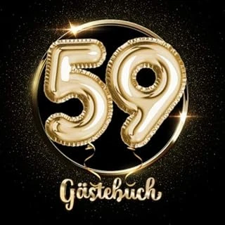 59 GäStebuch: Ein Erinnerungsalbum Zum 59. Jubiläum, Geburtstag Oder Hochzeitstag - 59 Jahre - Deko & Geschenk Buch Zum Eintragen ürün görseli 1