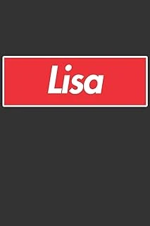 Lisa: Lisa Planner Calendar Notebook Journal, Personal Named Firstname Or Surname For Someone Called Lisa For Christmas Or Birthdays This Makes The Perfect Personolised Custom Name Gift For Lisa ürün görseli 1