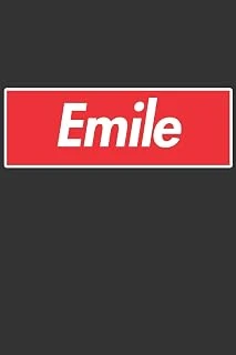 Emile: Emile Planner Calendar Notebook Journal, Personal Named Firstname Or Surname For Someone Called Emile For Christmas Or Birthdays This Makes The Perfect Personolised Custom Name Gift For Emile ürün görseli 1
