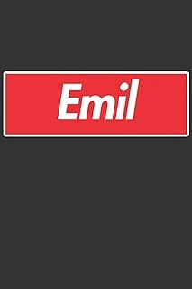 Emil: Emil Planner Calendar Notebook Journal, Personal Named Firstname Or Surname For Someone Called Emil For Christmas Or Birthdays This Makes The Perfect Personolised Custom Name Gift For Emil ürün görseli 1