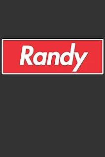 Randy: Randy Planner Calendar Notebook Journal, Personal Named Firstname Or Surname For Someone Called Randy For Christmas Or Birthdays This Makes The Perfect Personolised Custom Name Gift For Randy ürün görseli 1