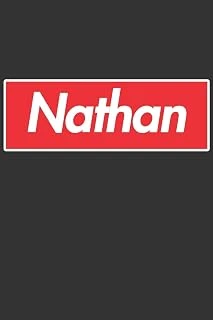Nathan: Nathan Planner Calendar Notebook Journal, Personal Named Firstname Or Surname For Someone Called Nathan For Christmas Or Birthdays This Makes ... Personolised Custom Name Gift For Nathan ürün görseli 1