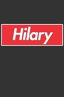 Hilary: Hilary Planner Calendar Notebook Journal, Personal Named Firstname Or Surname For Someone Called Hilary For Christmas Or Birthdays This Makes ... Personolised Custom Name Gift For Hilary ürün görseli 1