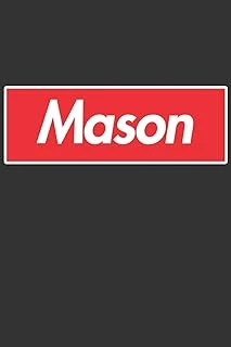 Mason: Mason Planner Calendar Notebook Journal, Personal Named Firstname Or Surname For Someone Called Mason For Christmas Or Birthdays This Makes The Perfect Personolised Custom Name Gift For Mason ürün görseli 1