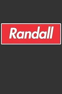 Randall: Randall Planner Calendar Notebook Journal, Personal Named Firstname Or Surname For Someone Called Randall For Christmas Or Birthdays This ... Personolised Custom Name Gift For Randall ürün görseli 1