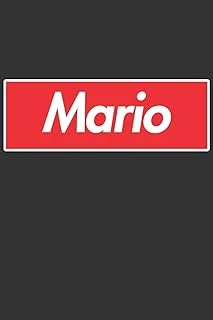 Mario: Mario Planner Calendar Notebook Journal, Personal Named Firstname Or Surname For Someone Called Mario For Christmas Or Birthdays This Makes The Perfect Personolised Custom Name Gift For Mario ürün görseli 1