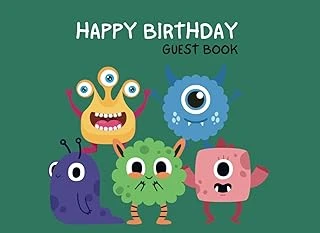 Independently Published Happy Birthday Guest Book: Theme Keepsake Diary For Writing Well-Wishes ürün görseli 1