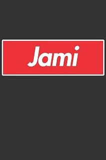 Jami: Jami Planner Calendar Notebook Journal, Personal Named Firstname Or Surname For Someone Called Jami For Christmas Or Birthdays This Makes The Perfect Personolised Custom Name Gift For Jami ürün görseli 1
