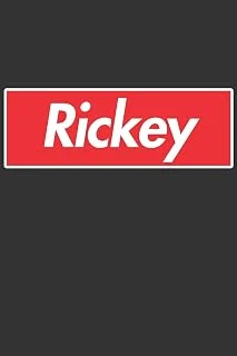 Rickey: Rickey Planner Calendar Notebook Journal, Personal Named Firstname Or Surname For Someone Called Rickey For Christmas Or Birthdays This Makes ... Personolised Custom Name Gift For Rickey ürün görseli 1