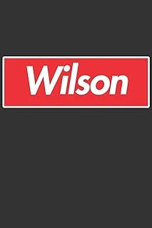 Wilson: Wilson Planner Calendar Notebook Journal, Personal Named Firstname Or Surname For Someone Called Wilson For Christmas Or Birthdays This Makes ... Personolised Custom Name Gift For Wilson ürün görseli 1