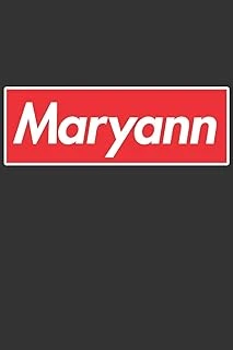 Maryann: Maryann Planner Calendar Notebook Journal, Personal Named Firstname Or Surname For Someone Called Maryann For Christmas Or Birthdays This ... Personolised Custom Name Gift For Maryann ürün görseli 1