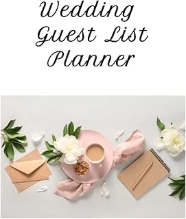 Guest List Wedding Planner: Wedding Guest Tracker, Wedding Guest List Notebook, Size 6"X9", 120 Pages ürün görseli 1