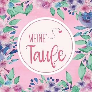 Meine Taufe: Geschenk Zur Taufe | Tolles Album Zur Erinnerung | Gästebuch Zum Eintragen Mit Viel Platz Für Glückwünsche Und Fotos ürün görseli 1