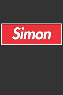 Simon: Simon Planner Calendar Notebook Journal, Personal Named Firstname Or Surname For Someone Called Simon For Christmas Or Birthdays This Makes The Perfect Personolised Custom Name Gift For Simon ürün görseli 1
