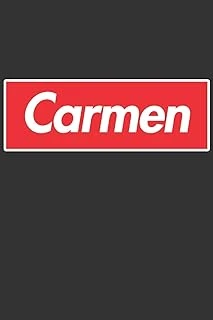 Carmen: Carmen Planner Calendar Notebook Journal, Personal Named Firstname Or Surname For Someone Called Carmen For Christmas Or Birthdays This Makes ... Personolised Custom Name Gift For Carmen ürün görseli 1