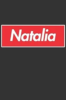 Natalia: Natalia Planner Calendar Notebook Journal, Personal Named Firstname Or Surname For Someone Called Natalia For Christmas Or Birthdays This ... Personolised Custom Name Gift For Natalia ürün görseli 1