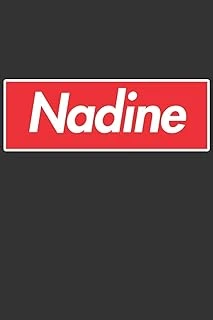 Nadine: Nadine Planner Calendar Notebook Journal, Personal Named Firstname Or Surname For Someone Called Nadine For Christmas Or Birthdays This Makes ... Personolised Custom Name Gift For Nadine ürün görseli 1