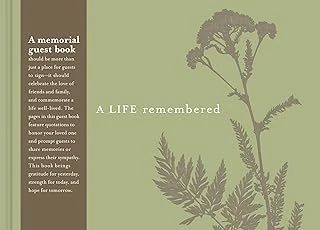A Life Remembered: A Guest Book ürün görseli 1